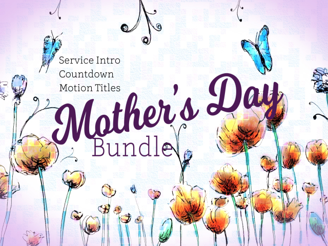 MOTHER'S DAY COLORFUL FLORAL SERVICE BUNDLE