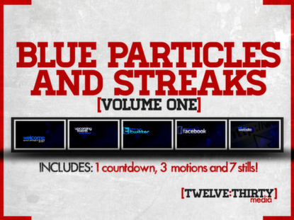 BLUE PARTICLES AND STREAKS: VOLUME ONE