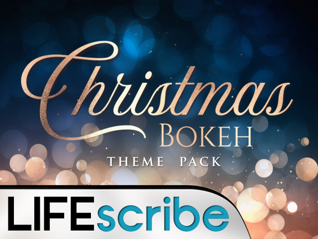CHRISTMAS BOKEH THEME PACK