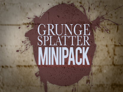 GRUNGE SPLATTER MINIPACK