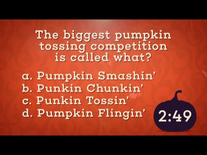PUMPKIN TRIVIA COUNTDOWN