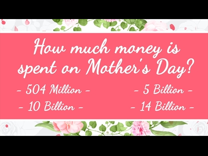 MOTHER'S DAY TRIVIA COUNTDOWN