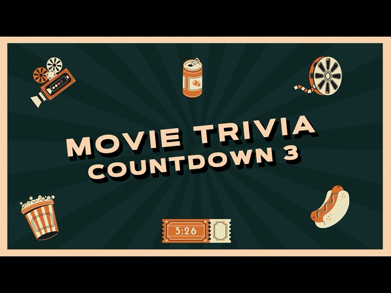 MOVIE TRIVIA COUNTDOWN 3