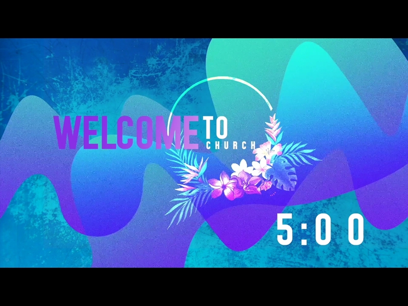 Floral Spring Welcome Countdown | Beamer Films | WorshipHouse Media