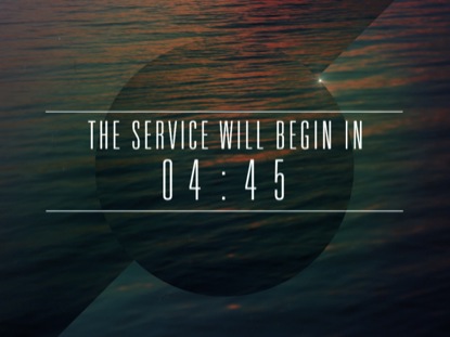 EASTER SUNRISE COUNTDOWN