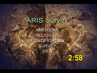 AMERICAN RELIGIOUS SURVEY COUNTDOWN
