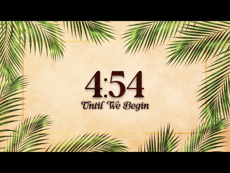 PALM SUNDAY TRIVIA: COUNTDOWN