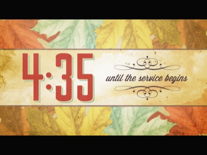 CLASSIC THANKSGIVING COUNTDOWN