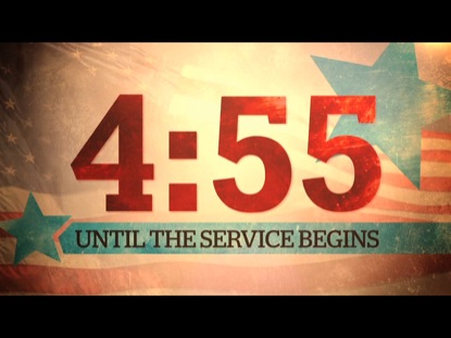 FLAG AND STARS COUNTDOWN