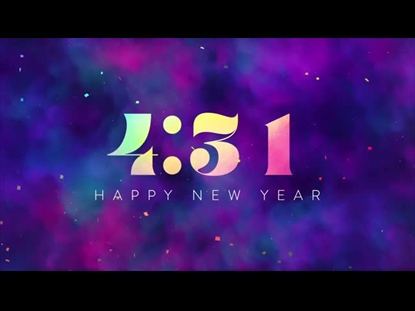 GLITTER FOG CONFETTI HAPPY NEW YEAR COUNTDOWN