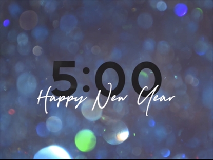 GLITTER SPARKS NEW YEAR COUNTDOWN