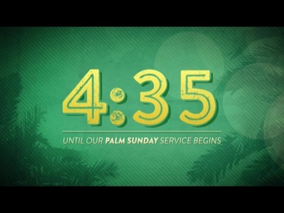 PALM SUNDAY BRANCHES COUNTDOWN