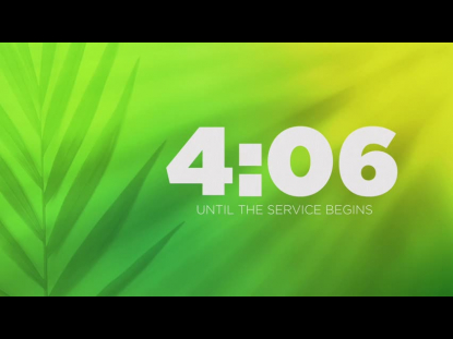 RADIANT BLUR PALM SUNDAY COUNTDOWN