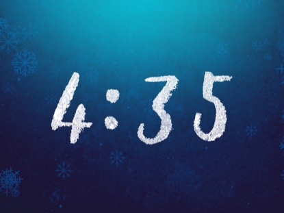 RUSTIC WINTER SNOW COUNTDOWN