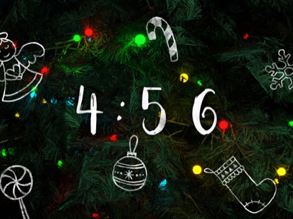 O CHRISTMAS TREE WITH DOODLES COUNTDOWN