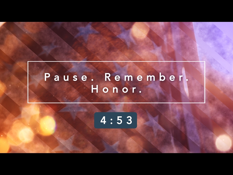 PAUSE AND REMEMBER COUNTDOWN