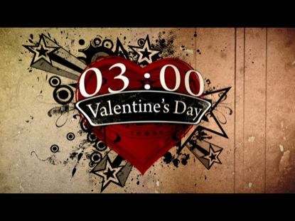 VALENTINES DAY GRUNGE COUNTDOWN
