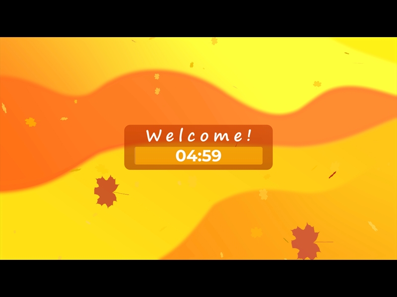 FALL COUNTDOWN - FIVE MINUTES