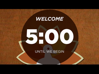 FIVE MINUTE COUNTDOWN - THANKSGIVING TURKEY