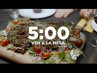 VEN A LA MESA FIVE MINUTE COUNTDOWN