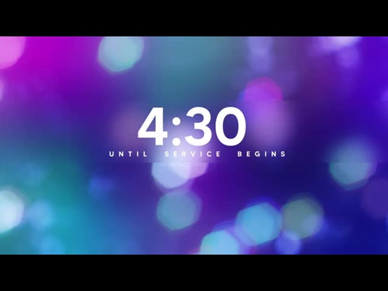 BOKEH LIGHT COUNTDOWN