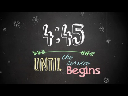 CHRISTMAS CHALK COUNTDOWN