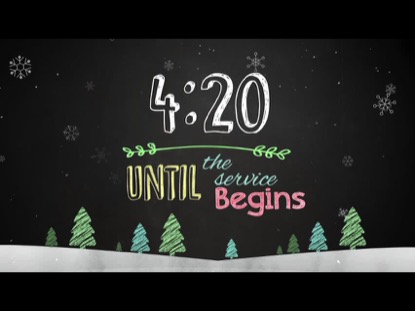 CHRISTMAS CHALK KIDS COUNTDOWN
