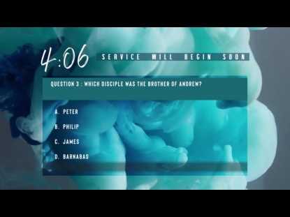 COLORSPLASH BIBLE TRIVIA COUNTDOWN