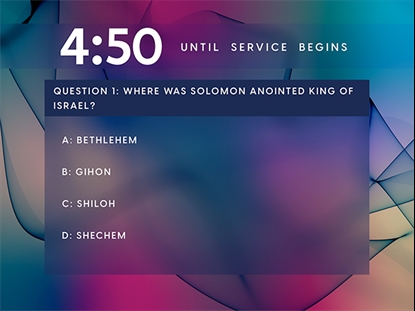 COLOR WAVE TRIVIA COUNTDOWN