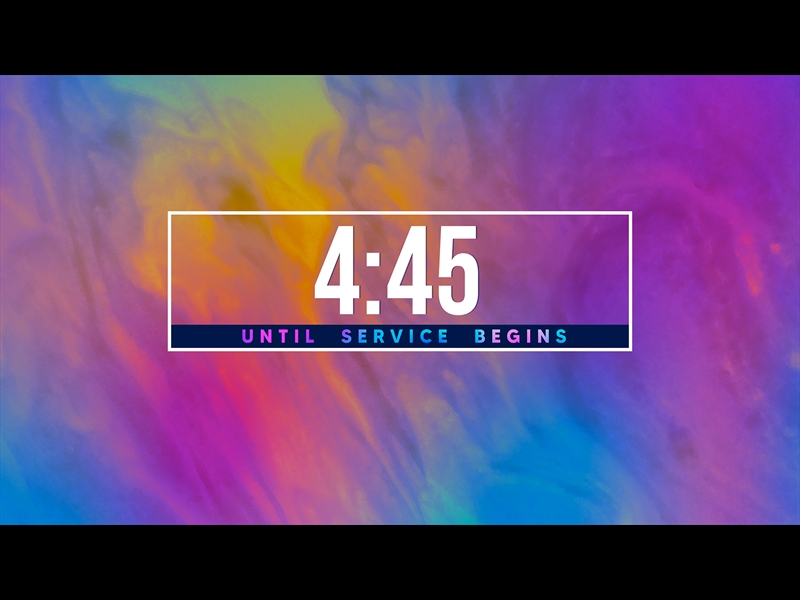 MAUNDY THURSDAY PAINT: COUNTDOWN