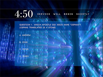 STAINED GLASS TRIVIA COUNTDOWN