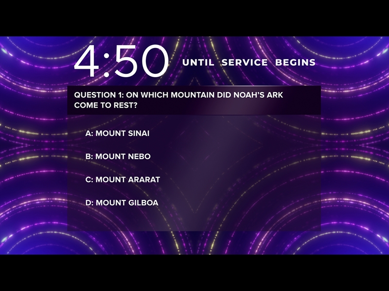 Tapestry Trivia Countdown | Life Scribe Media | WorshipHouse Media