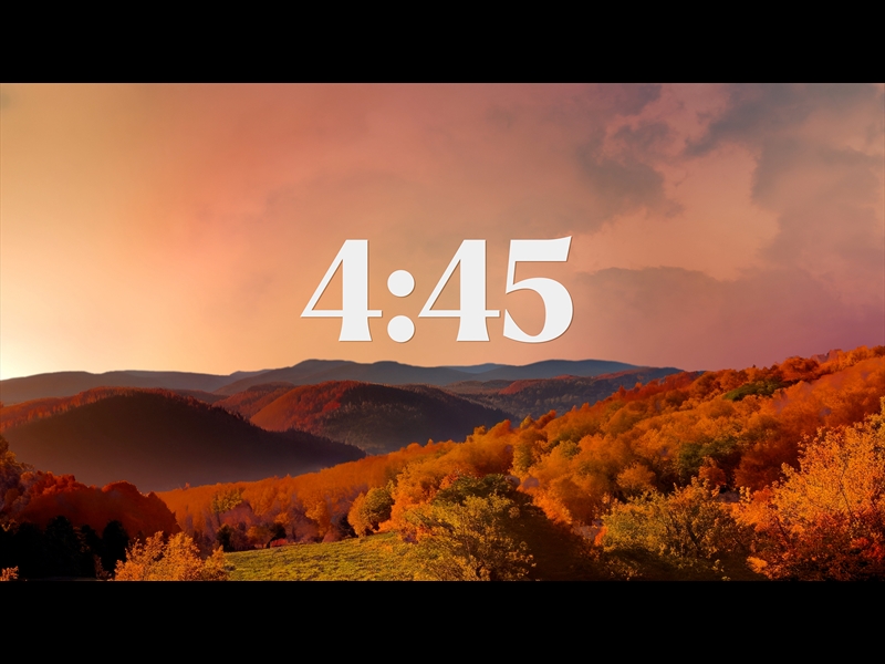 Wilderness Fall Minimal Countdown | Life Scribe Media | WorshipHouse Media