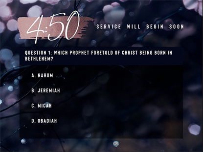 Winter Frost Trivia Countdown | Life Scribe Media | WorshipHouse Media