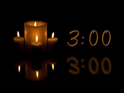 COME FAITHFUL CANDLELIGHT COUNTDOWN