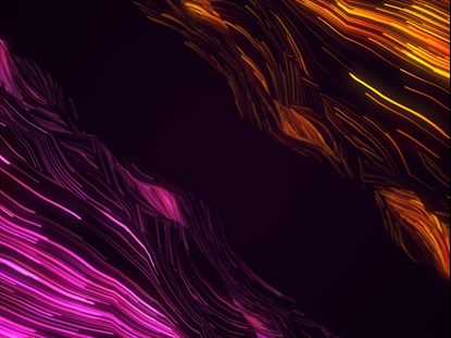 FIBER OPTIC PINK ORANGE WAVES