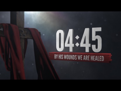 GOOD FRIDAY CROSS FABRIC COUNTDOWN