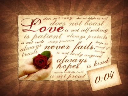 LOVE SCRIPTURE COUNTDOWN