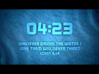 WATER SCRIPTURE COUNTDOWN