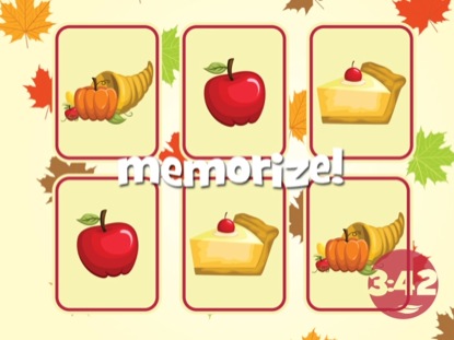 GIVE THANKS MATCHING GAME COUNTDOWN