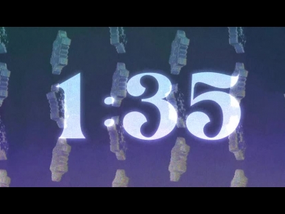 GLASS SNOWFLAKE COUNTDOWN 2 MINUTE 02