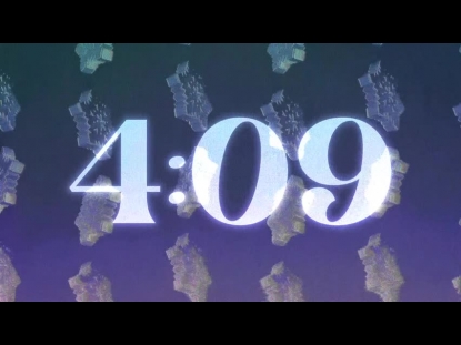 GLASS SNOWFLAKE COUNTDOWN 5 MINUTE 02