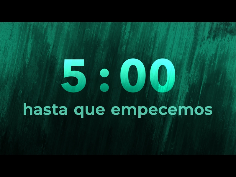 CUENTA ATRÁS PARA LOS TONOS VERDES