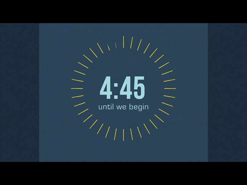 DIMINISHING COUNTDOWN