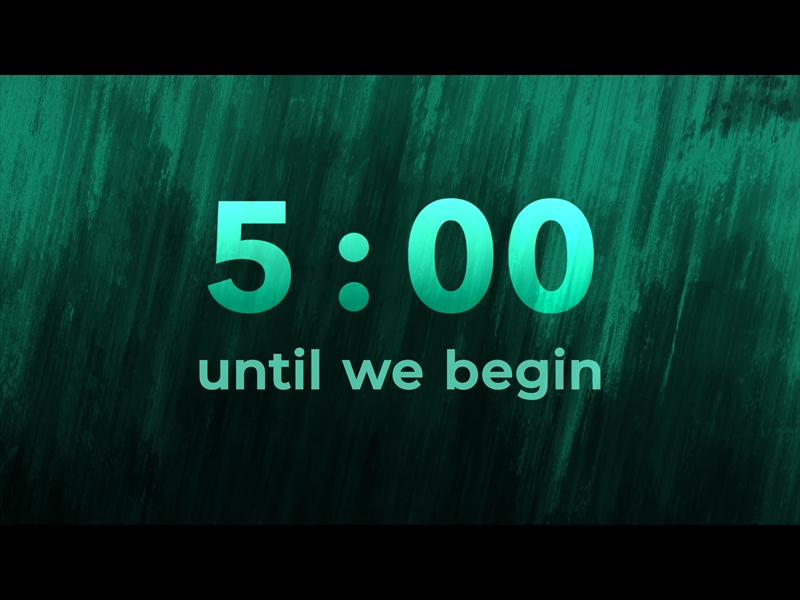 SHADES OF GREEN COUNTDOWN