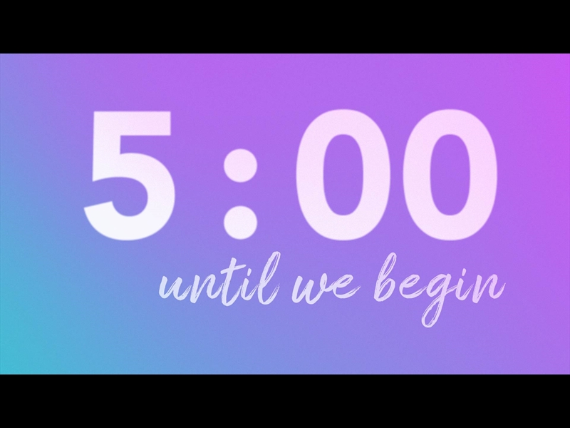 SOFT GRADIENT COUNTDOWN