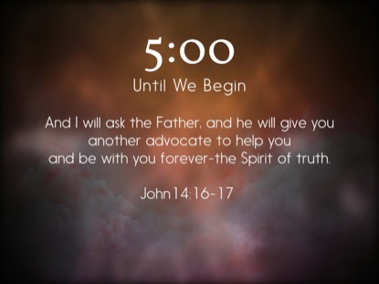 COMFORTING SPIRIT SCRIPTURE COUNTDOWN