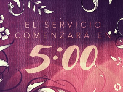 FILIGREE FLOWERS COUNTDOWN - SPANISH