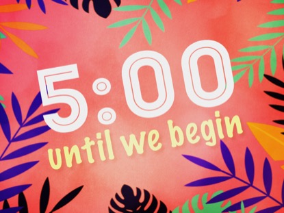 PALM SUNDAY PARTY COUNTDOWN