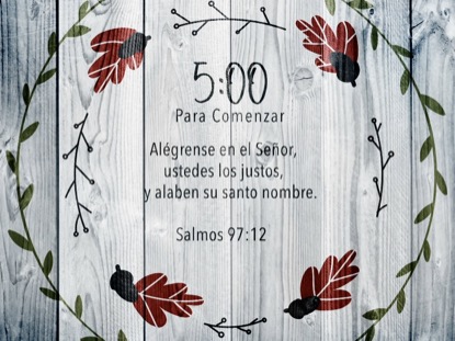 THANKSGIVING ART SCRIPTURE COUNTDOWN SPANISH